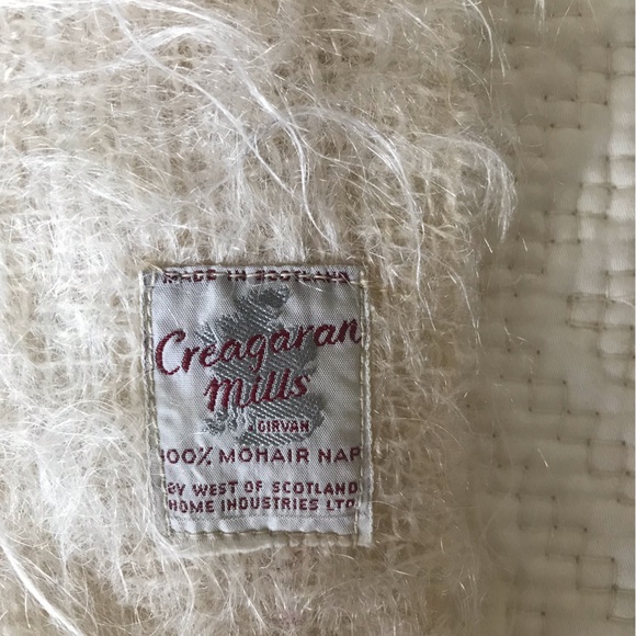 Mohair Nap 100% Creagaran Mills Scotland Scarf - Picture 13 of 13
